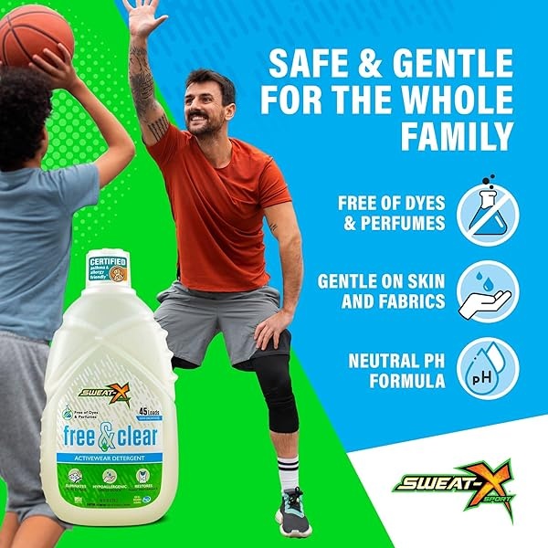 Sweat X Sport Free & Clear Activewear Detergente - Image 5