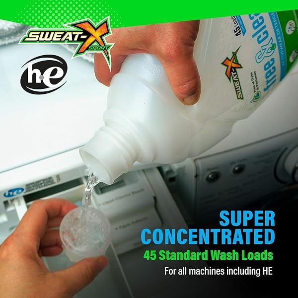 Sweat X Sport Free & Clear Activewear Detergente - Image 7