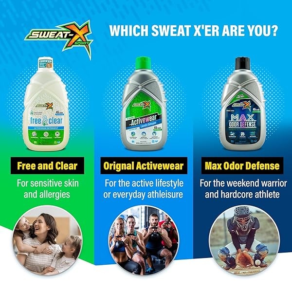 Sweat X Sport Free & Clear Activewear Detergente - Image 8