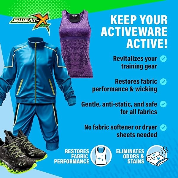 Sweat X Sport Free & Clear Activewear Detergente - Image 10