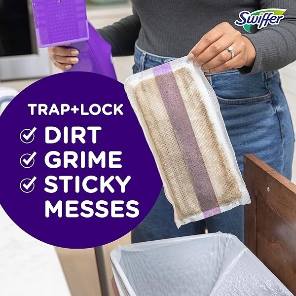 Swiffer WetJet - Kit de limpieza de mopa para suelos y madera dura y pulverizador, incluye: 1 mopa eléctrica, 10 almohadillas, solución de limpieza, pilas - Image 7