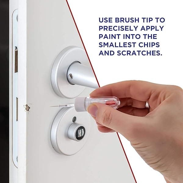 TCP Global - Bolígrafos aplicadores de retoque de pintura 2 en 1 rellenables (caja de 12) - cepillo para polvo de punta fina de precisión - Botella de 10 ml, bola de mezcla, arreglar chips de pintura, - Image 6