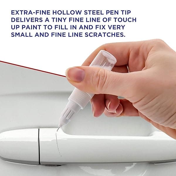 TCP Global - Bolígrafos aplicadores de retoque de pintura 2 en 1 rellenables (caja de 12) - cepillo para polvo de punta fina de precisión - Botella de 10 ml, bola de mezcla, arreglar chips de pintura, - Image 7