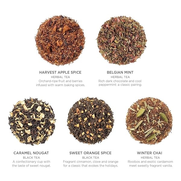 Tea Forte Muestra de té de hojas sueltas de Single Steeps, caja de té variada, 15 bolsas de una sola porción (colección de invierno) - Image 6