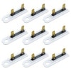 Techecook 3392519 Dryer Thermal Fuse - Replacement for Whirl-pool Dryers - Compatible with Part 3388651 WP3392519VP 694511 Thermal Fuse (9 Pack)