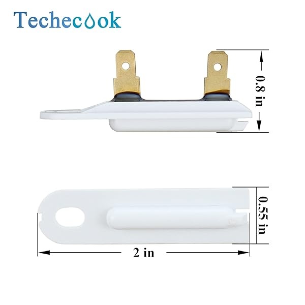 Techecook 3392519 Dryer Thermal Fuse - Replacement for Whirl-pool Dryers - Compatible with Part 3388651 WP3392519VP 694511 Thermal Fuse (9 Pack) - Image 6