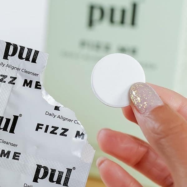 The Pultool Daily Aligner Cleanser Tablets by PUL-Remove Odors Discoloration Stains & Plaque-Specially Formulated to Clean & Brighten Aligners,Retainers,Dentures-96 Pack - Image 4