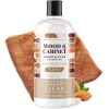 Therapy Kit de limpiador y pulido de madera con paño de microfibra grande, 16 fl oz, mejor utilizado como muebles, limpiador de mesa de madera, restaurador de gabinetes, acondicionador, spray de pulido
