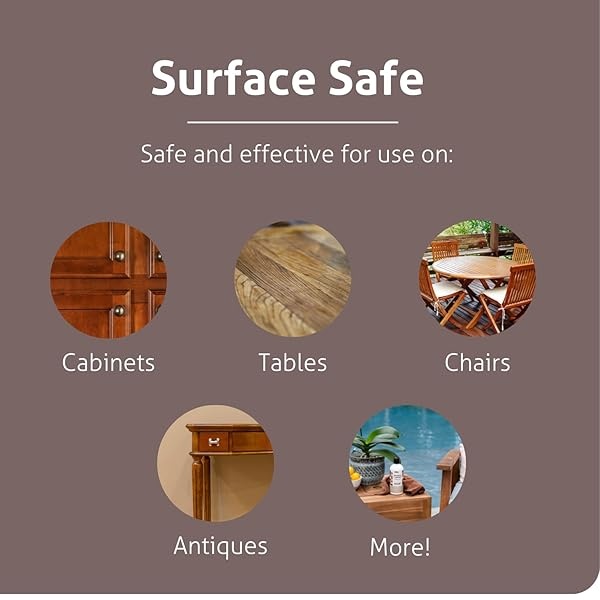 Therapy Kit de limpiador y pulido de madera con paño de microfibra grande, 16 fl oz, mejor utilizado como muebles, limpiador de mesa de madera, restaurador de gabinetes, acondicionador, spray de pulido - Image 7