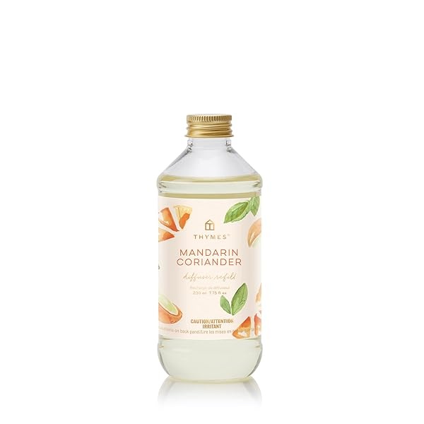 Thymes Aceite difusor de varillas - cilantro de mandarina - 7.75 onzas líquidas