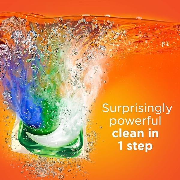 Tide Hygienic Clean Heavy - Paquete de 10 cápsulas de detergente para ropa sucia, original, 63 unidades, para suciedad visible e invisible - Image 5