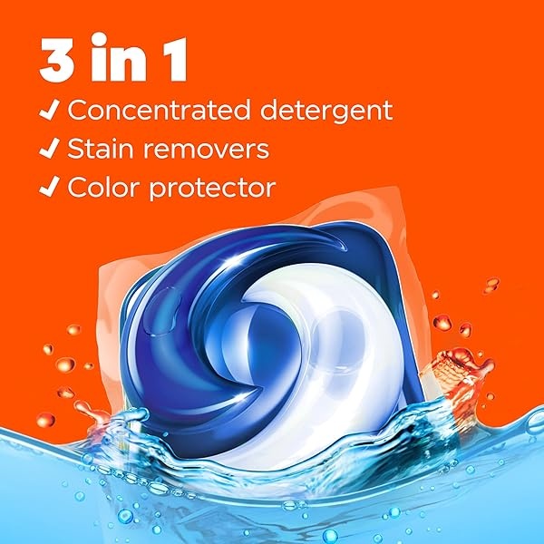 Tide PODS Laundry Detergent Soap Pacs, HE Compatible, 112 ct, Powerful 3-in-1 Clean, Clean Breeze - Image 6