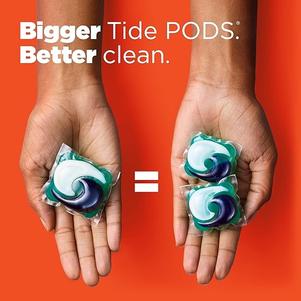 Tide Ultra OXI Power PODS con eliminadores de olores, paquete de detergente para ropa, 32 unidades, para suciedad visible e invisible - Image 4