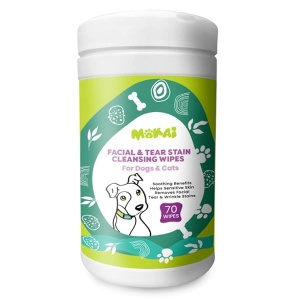 Toallitas faciales ZPAW para manchas de ojos y lágrimas para perros y gatos, toallitas extra suaves con fórmula suave sin fragancia que elimina la descarga de ojos y reduce las manchas de lágrima y saliva (70 toallitas)