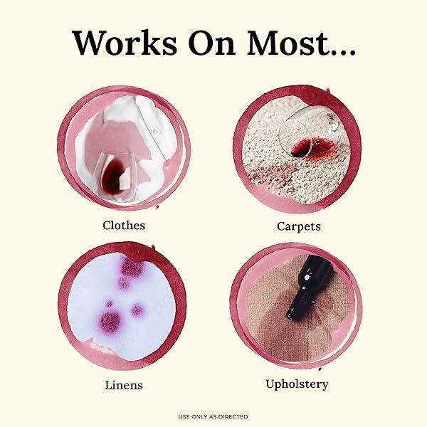 Toallitas para quitar manchas de vino tinto Chateau (25 unidades de toallitas individuales) | removedor de manchas de vino para ropa | eliminador de manchas de tela | elimina el rojo | accesorios para vino - Image 7