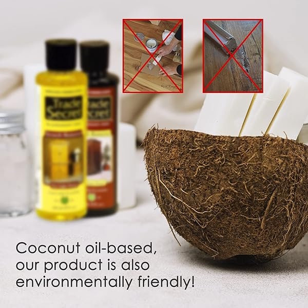 Trade Secret - Corrector de arañazos para muebles de madera real y cubierta de piso con rasguños y arañazos en superficies de madera, oculta defectos menores (claro y oscuro) - Image 4