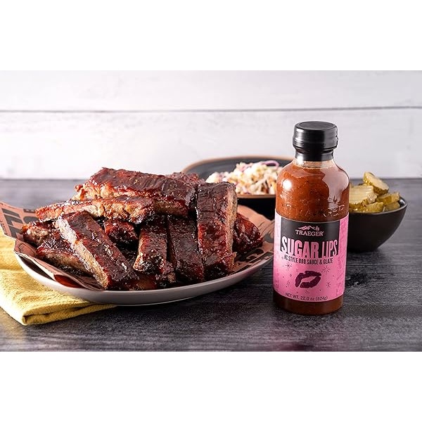 Traeger SAU041 Pellet Grills Salsa para barbacoa con esmalte de labios de azúcar - Image 4