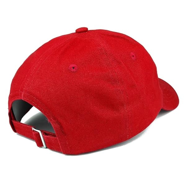 Trendy Apparel Shop - Gorro de algodón bordado con bandera de arco iris, Rojo, Talla única - Image 3