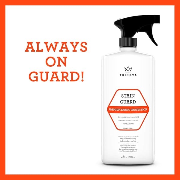 TriNova - Protector de manchas sin aerosol – Spray de protección de tela para tapicería, alfombras, alfombras y más para proteger de manchas líquidas (recambio de galón) - Image 4