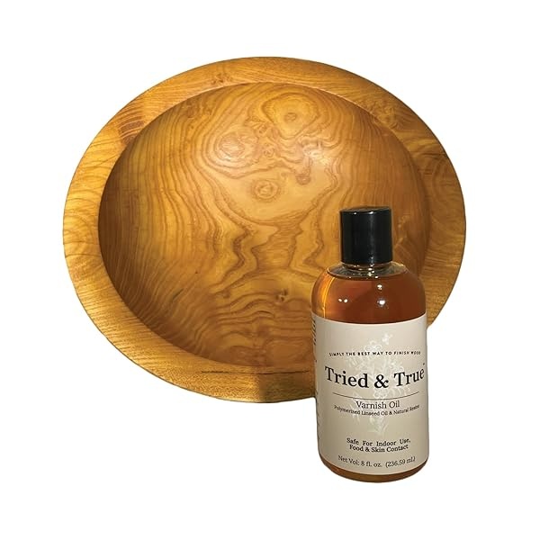 Tried & True - Aceite de barniz superior con acabado y sellador, 8 onzas, resina de pino natural y aceite de linaza, ideal para muebles interiores, mesas, encimeras, apto para alimentos, resistente a - Image 3