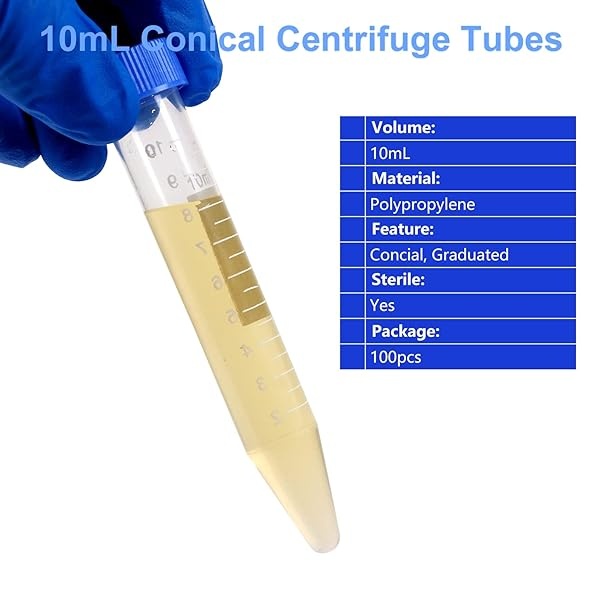 Tubos centrífugos 10ML 100pcs - Image 4