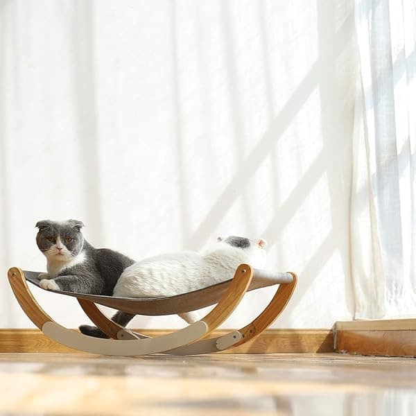 UKUMARU Hamaca de gato – Cama para gato, cama para gato, linda sala de estar para gatos, regalo para tu gato o perro de juguete de tamaño pequeño a mediano - Image 3