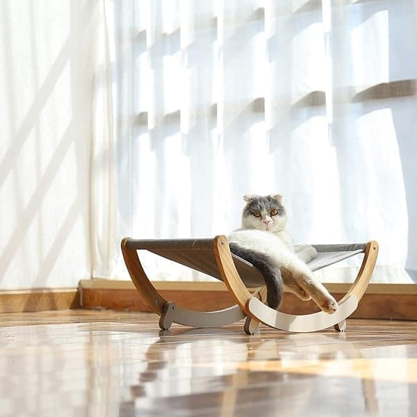 UKUMARU Hamaca de gato – Cama para gato, cama para gato, linda sala de estar para gatos, regalo para tu gato o perro de juguete de tamaño pequeño a mediano - Image 4
