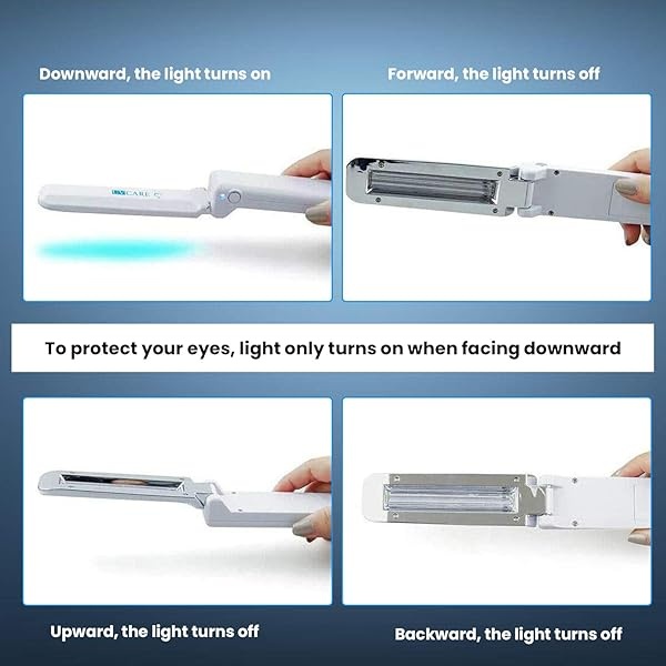 UV Travel Sanitizer|UV Sanitizing Wand|Ultra Violet Pocket Sterilizer|Portable UV-C Light Kills Bacteria,Virus,Bed Bugs,Mold|Keeps Home Germ Free|Sanitize & Disinfect Toothbrush, Phones & Surfaces - Image 4