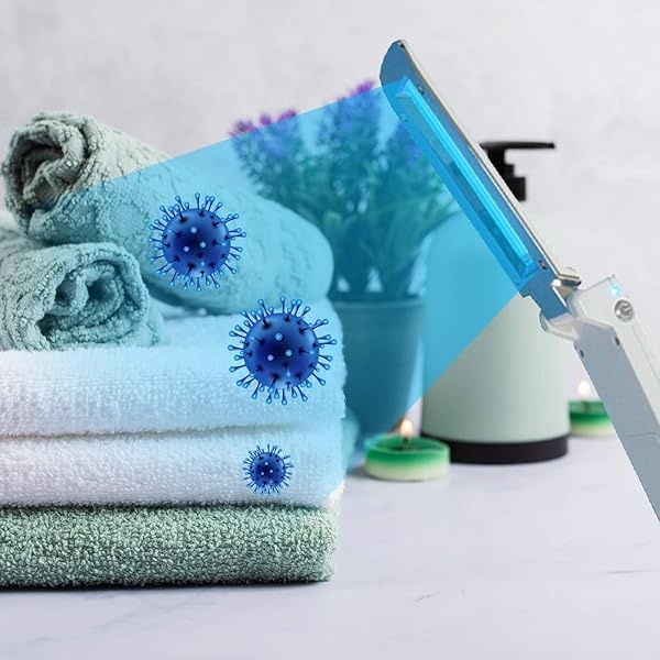 UV Travel Sanitizer|UV Sanitizing Wand|Ultra Violet Pocket Sterilizer|Portable UV-C Light Kills Bacteria,Virus,Bed Bugs,Mold|Keeps Home Germ Free|Sanitize & Disinfect Toothbrush, Phones & Surfaces - Image 8