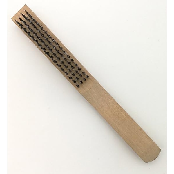 VASTOOLS - Martillo de soldadura con mango de resorte helicoidal, 10.5 pulgadas, cono y cincel vertical/cepillo para polvo de alambre de 10 pulgadas (última intervensión), negro - Image 7