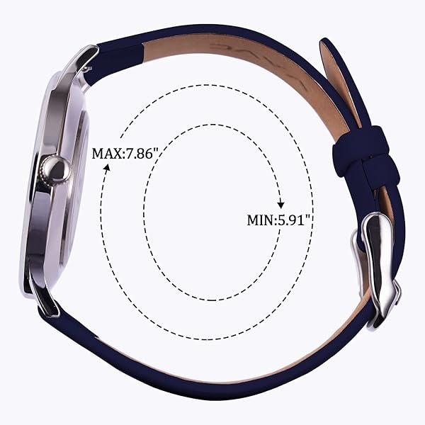VAVC - Reloj de enfermera para estudiantes de medicina, médicos, mujeres con segunda mano y 24 horas. Reloj fácil de leer, 6 púrpura-40 mm. - Image 4