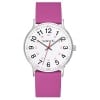 VAVC - Reloj de enfermera para estudiantes de medicina, médicos, mujeres con segunda mano y 24 horas. Reloj fácil de leer, Silicona-Vino Tinto