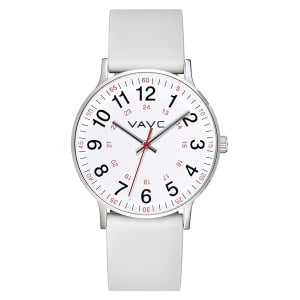 VAVC Reloj de enfermera para estudiantes de medicina, médicos, mujeres con segunda mano y 24 horas, fácil de leer