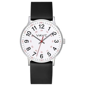 VAVC Reloj de enfermera para estudiantes de medicina, médicos, mujeres con segunda mano y 24 horas, fácil de leer