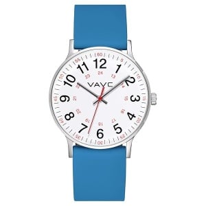 VAVC Reloj de enfermera para estudiantes de medicina, médicos, mujeres con segunda mano y 24 horas, fácil de leer