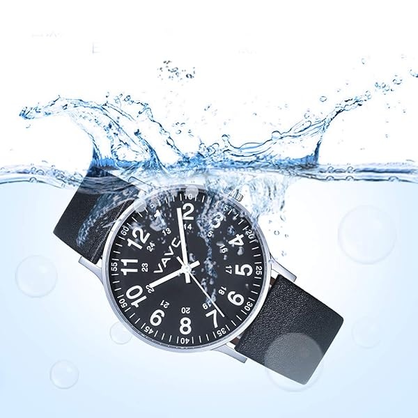 VAVC Reloj de enfermería para estudiantes de medicina, médicos, mujeres con segunda mano y 24 horas. Reloj fácil de leer, 5NegroD - Image 7