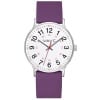 VAVC Reloj de enfermería para estudiantes de medicina, médicos, mujeres con segunda mano y 24 horas. Reloj fácil de leer, Silicona morada.