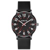 VAVC Reloj de enfermería para estudiantes de medicina, médicos, mujeres con segunda mano y 24 horas. Reloj fácil de leer, Silicona negra-40mm