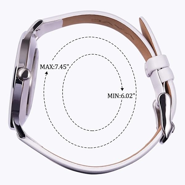 VAVC reloj de enfermería para estudiantes médicos con segunda mano. Reloj fácil de leer para niños y niñas, 1White - Image 4