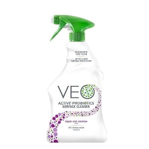 VEO Active-Probiotics All Purpose Cleaner Spray 22 Oz, Apple & Jasmine Scent, MultiSurface Cleaner, Multipurpose Cleaner