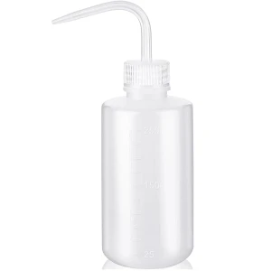 Valchoose Botella de plástico exprimible, 250 ml, botella de lavado química, LDPE, seguridad, médica (paquete de 1)