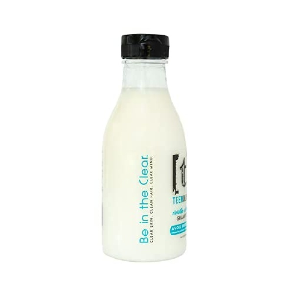 Vanilla Almond Shampoo, â€˜Be in the Clearâ€TM Sulfate-Free, Paraben-Free to Help Avoid Breakouts, Contains Vitamin B5 and Aloe -TEENOLOGY (16 oz) - Image 3