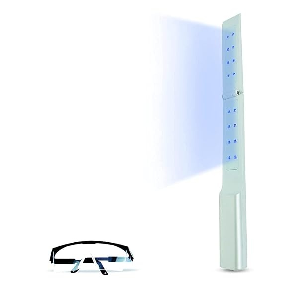 Varita desinfectante de luz UV portátil | esterilizador ultravioleta para habitación | Varita portátil fácil de usar | Equipo de mano UV-C cargable