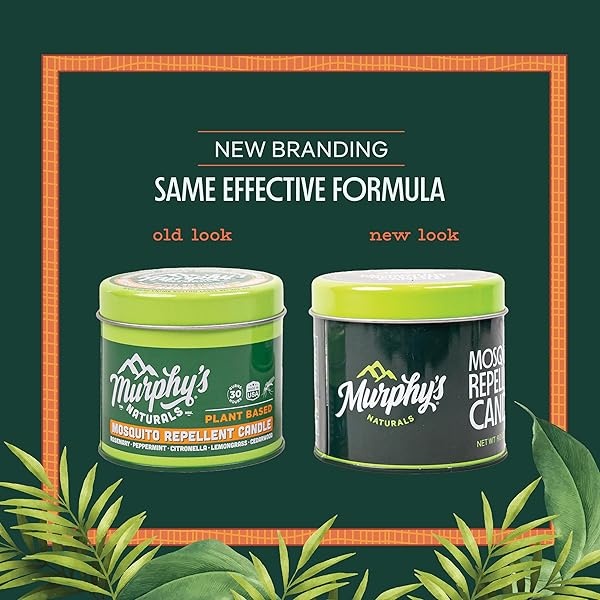 Vela repelente de mosquitos Murphy's Naturals fabricada con aceites esenciales y una mezcla de cera de soja/abeja | 30 horas de combustión | 9 oz | 6 unidades - Image 3