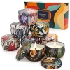 Velas de regalo para mujeres, alivio del estrés y relajación corporal, juego de 8 velas de aromaterapia, regalo ideal para cumpleaños, adecuado para yoga, meditación, spa, baño