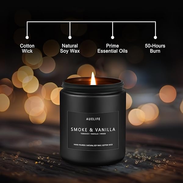 Velas perfumadas de madera y vainilla - Image 6
