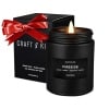 Velas perfumadas para hombres, velas aromáticas ahumadas para hombres, velas de soja para el hogar, velas de aromaterapia, velas para hombres, velas para hombres, velas de larga duración, velas masculinas en tarro negro