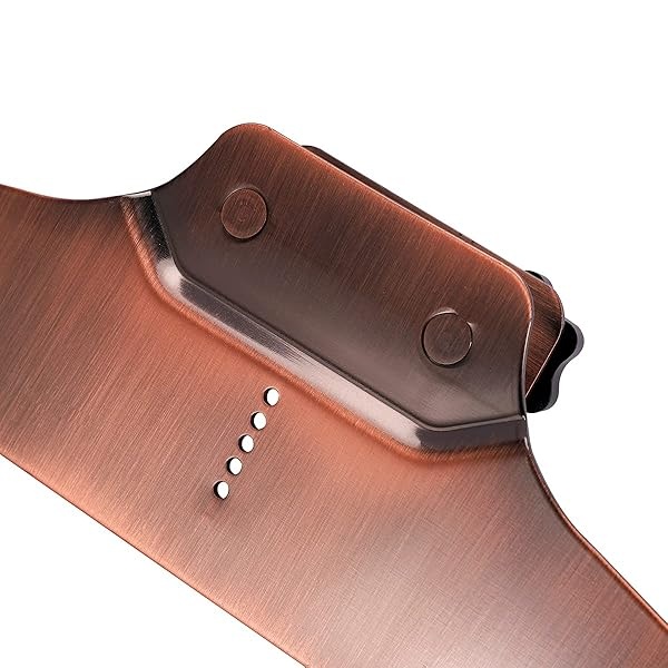 Versión actualizada: plantilla de rodadura, juego de plantillas de peldaños de escalera, medidor de banda de rodadura de escalera y herramienta de disposición de estante, adecuado para escaleras, elevadores y particiones, 30,5 cm con reglas (bronce) - Image 8