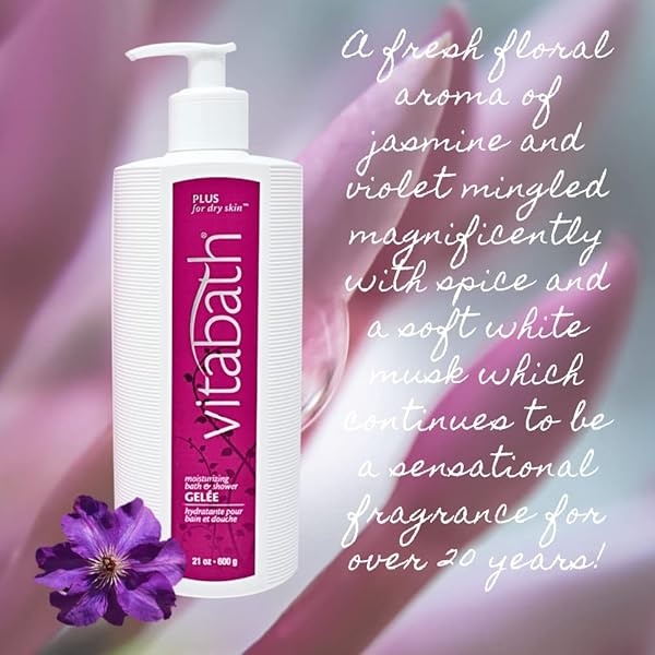 Vitabath PLUS para piel seca™ 20 oz Hidratante Gel de Baño y Ducha - Image 8