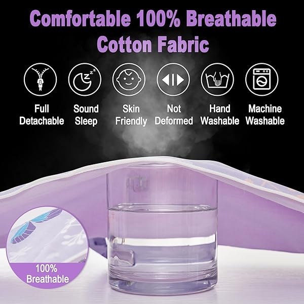 Viviland - Tumbona de bebé con diseño biónico para recién nacidos de 0 a 24 meses, almohada transpirable de algodón suave para bebés, tumbona de mariposa para recién nacidos - Image 7